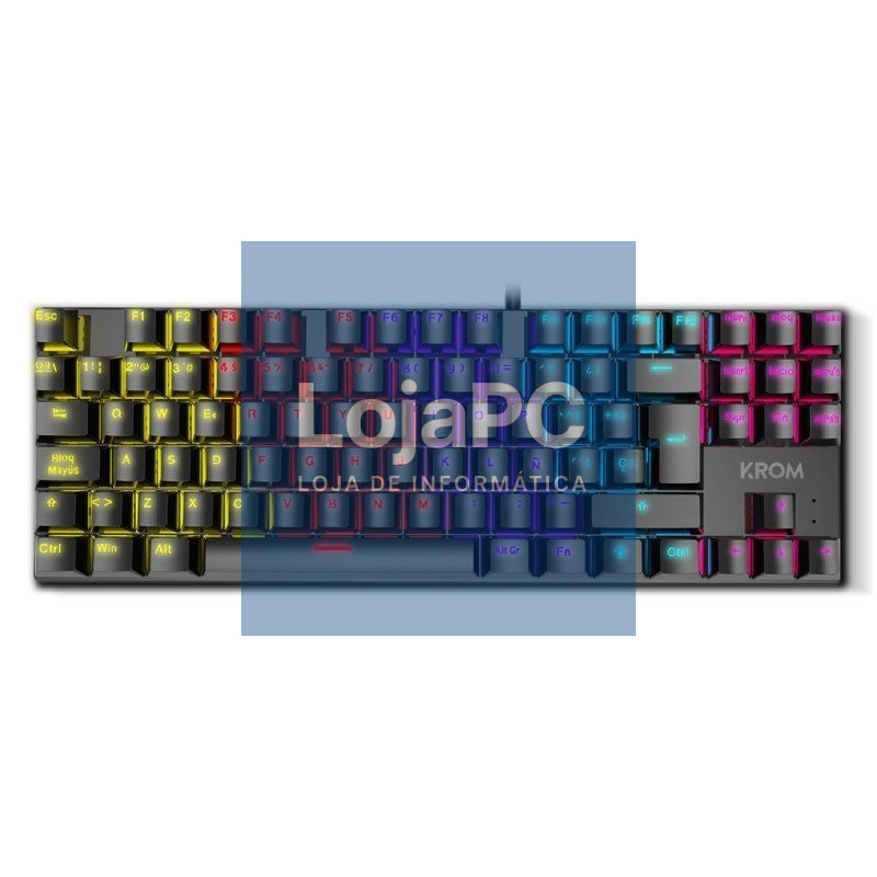 Teclado Gaming Mecánico Krom Kasic TKL/ Preto