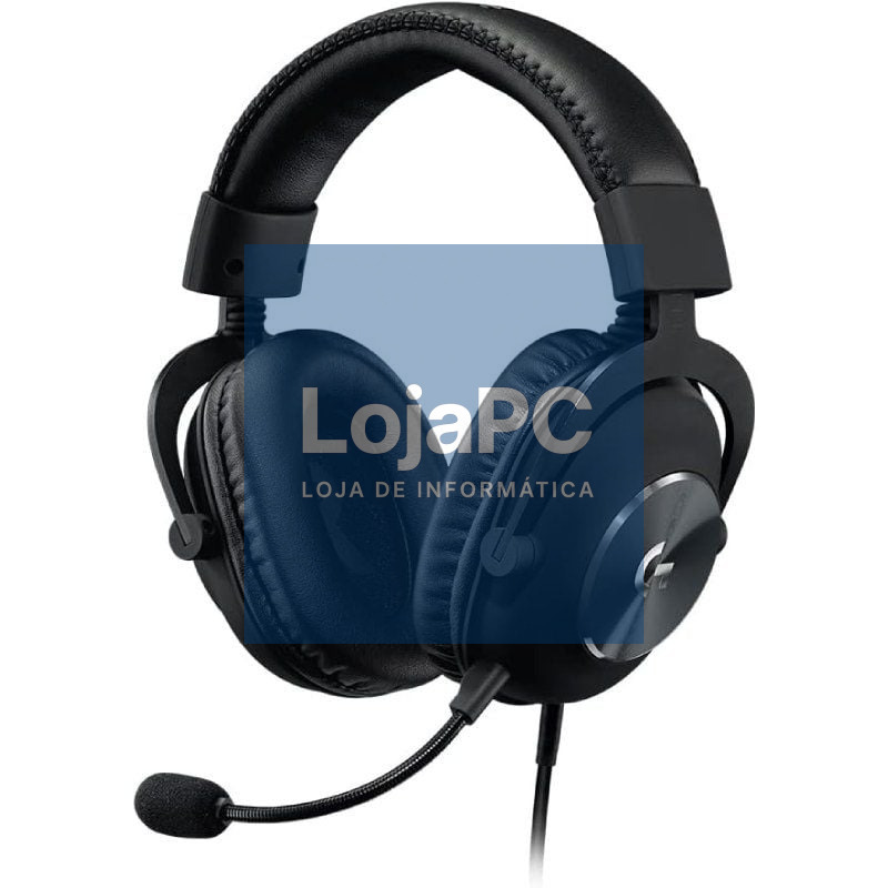 Auscultadores Gaming com Microfone Logitech G Pro X/ Jack 3.5/ USB/ Pretos