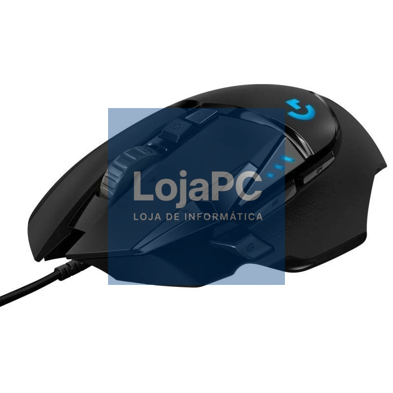 Rato Gaming Logitech G502 Hero/ até 25600 DPI/ Preto