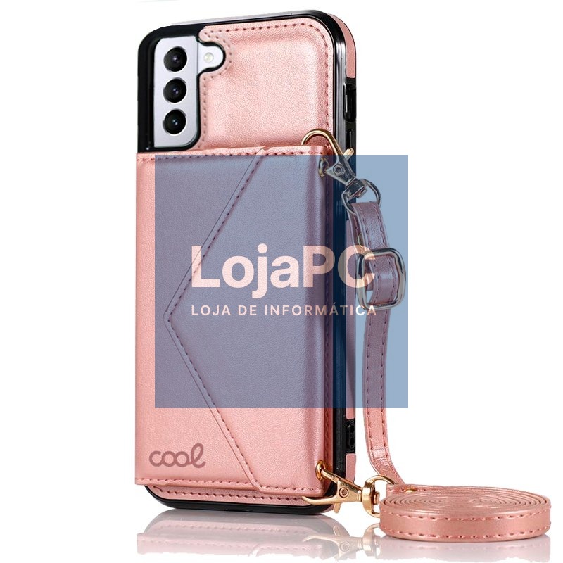 COOL Case for Samsung G996 Galaxy S21 Plus Hanging Wallet Pink