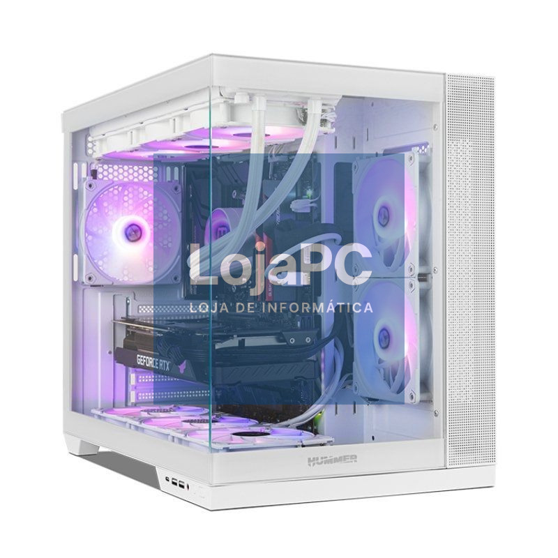 Caixa Gaming Semi-torre Nox Hummer Astra Neo/ Branca