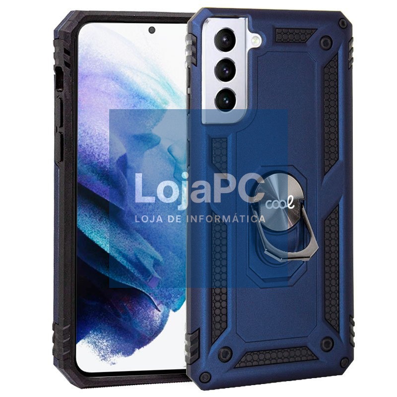 COOL Case for Samsung G996 Galaxy S21 Plus Hard Ring Blue