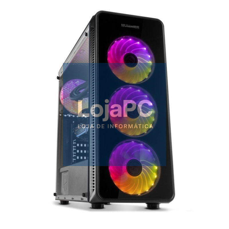Caixa Gaming Semi-torre Nox Hummer TGM