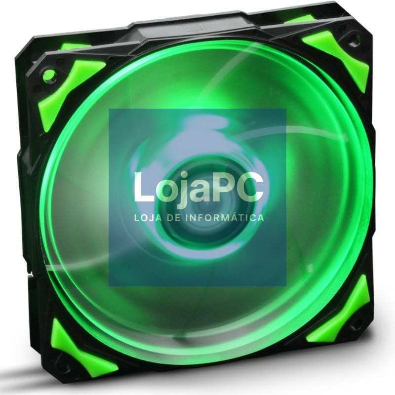Ventoinha Nox H-Fan Green/ 12cm/ Verde