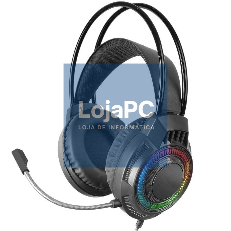 Auscultadores Gaming com Microfone Mars Gaming MH124/ Jack 3.5/ Pretos
