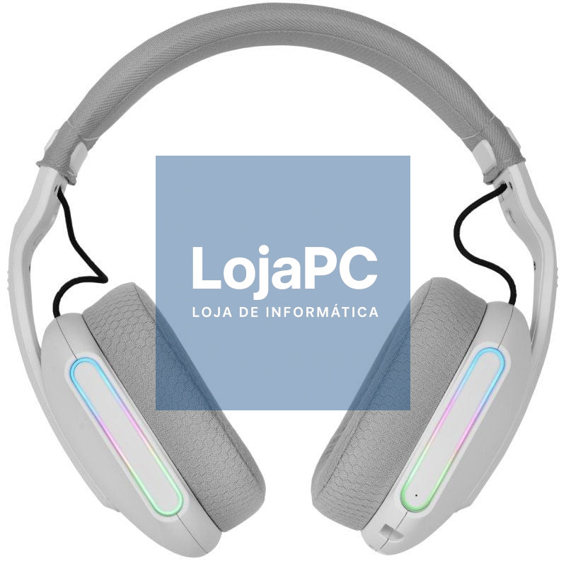 Auscultadores Gaming Sem Fios com Microfone Mars Gaming MHWPRO/ Jack 3.5/ Bluetooth/ Brancos