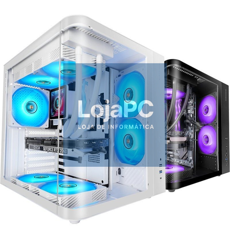 Caixa Gaming Semi-torre Mars Gaming MC-CURV/ Branca