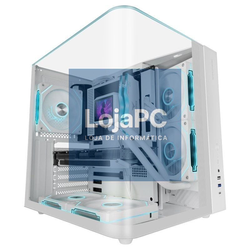 Caixa Gaming Semi-torre Mars Gaming MC-INFINIOLITE/ Branca