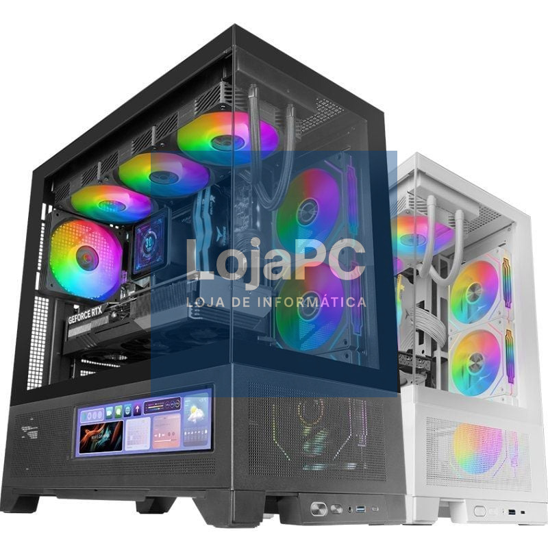 Caixa Gaming Semi-torre Mars Gaming MC-LCDX