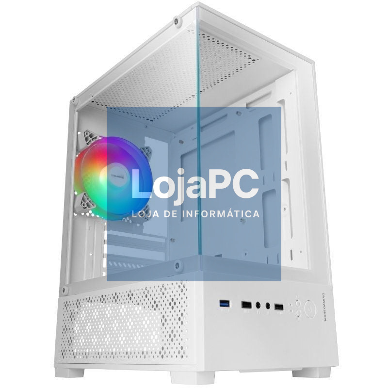 Caixa Gaming Mini-torre Mars Gaming MC-SE2/ Branca