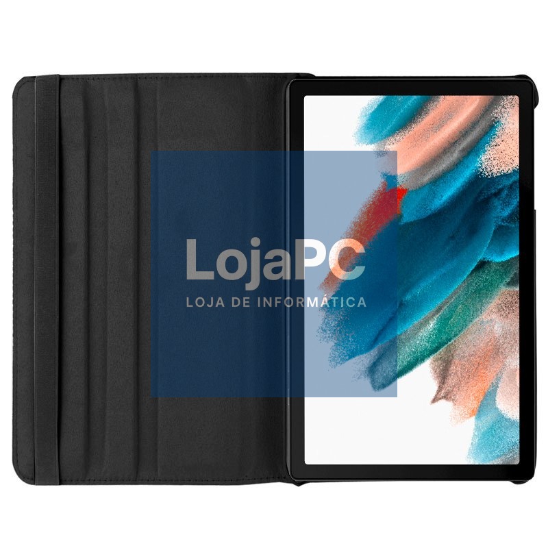 COOL Case for Samsung Galaxy Tab A8 X200 / X205 Smooth Leatherette Black 10.5 inch — imagem 4