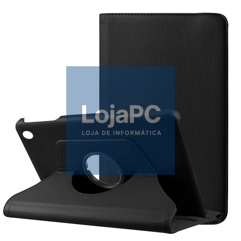 COOL Case for Samsung Galaxy Tab A8 X200 / X205 Smooth Leatherette Black 10.5 inch