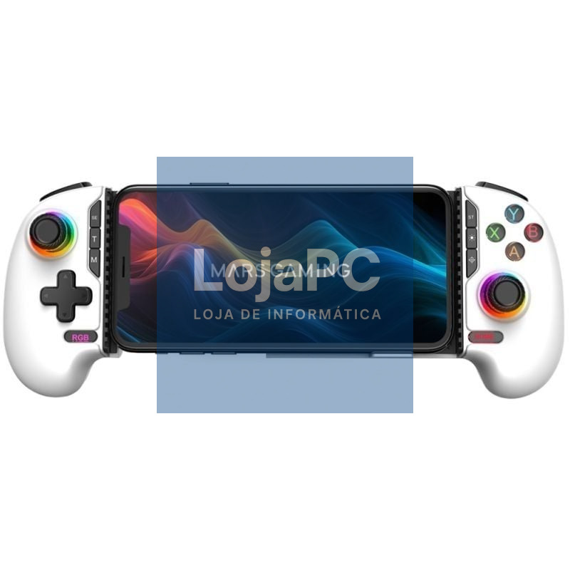 Gamepad Mars Gaming MGPXPRO sem fios/ Branco
