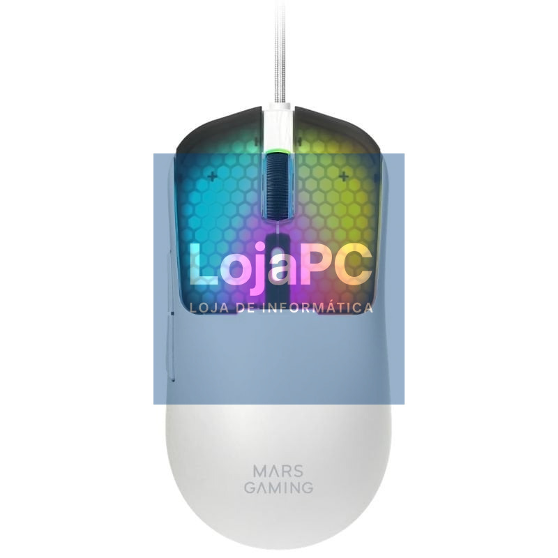 Rato Gaming Mars Gaming MM-Viper/ até 12800 DPI/ Branco