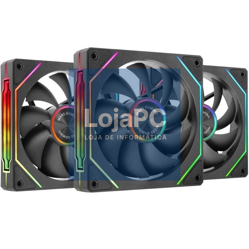Pack 3 Ventoinhas Mars Gaming MF-LINKFINITYKIT2/ 12cm/ ARGB