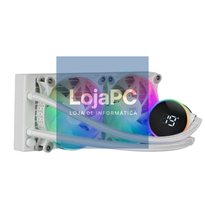Sistema de Refrigeração líquida Mars Gaming ML-LCD240/ Branco