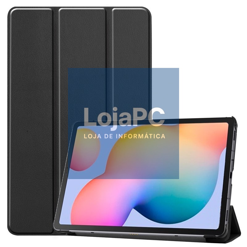 COOL Case for Samsung Galaxy Tab S6 Lite / S6 Lite 2022 / 2024 (P610 / P615 / P619) Black Leatherette 10.4 inch