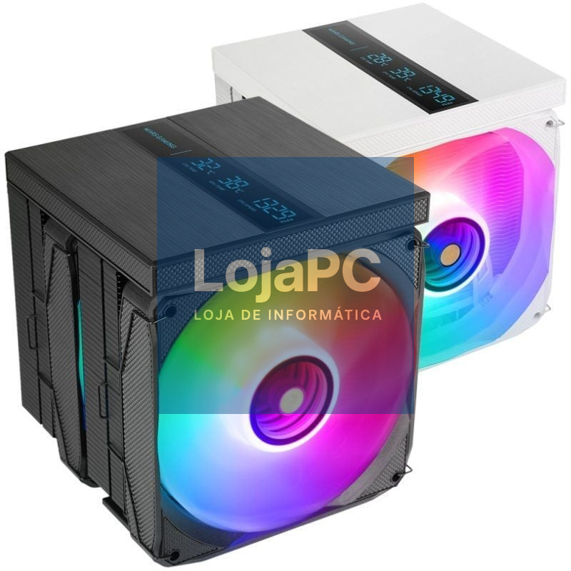 Ventoinha com Dissipador Mars Gaming MCPU-LCDPRO/ 12cm