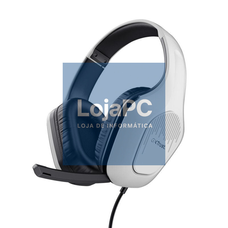 Auscultadores Gaming com Microfone Trust Gaming GXT 415 Zirox/ Jack 3.5/ Brancos