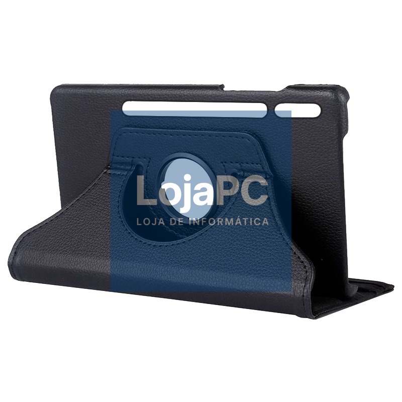 COOL Case for Samsung Galaxy Tab S7 / Tab S8 Smooth Leatherette Black 11 inch — imagem 3
