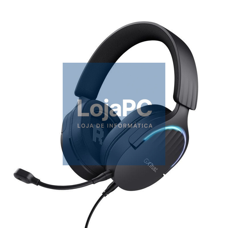 Auscultadores Gaming com Microfone Trust Gaming GXT 490 Fayzo/ USB 2.0/ Pretos