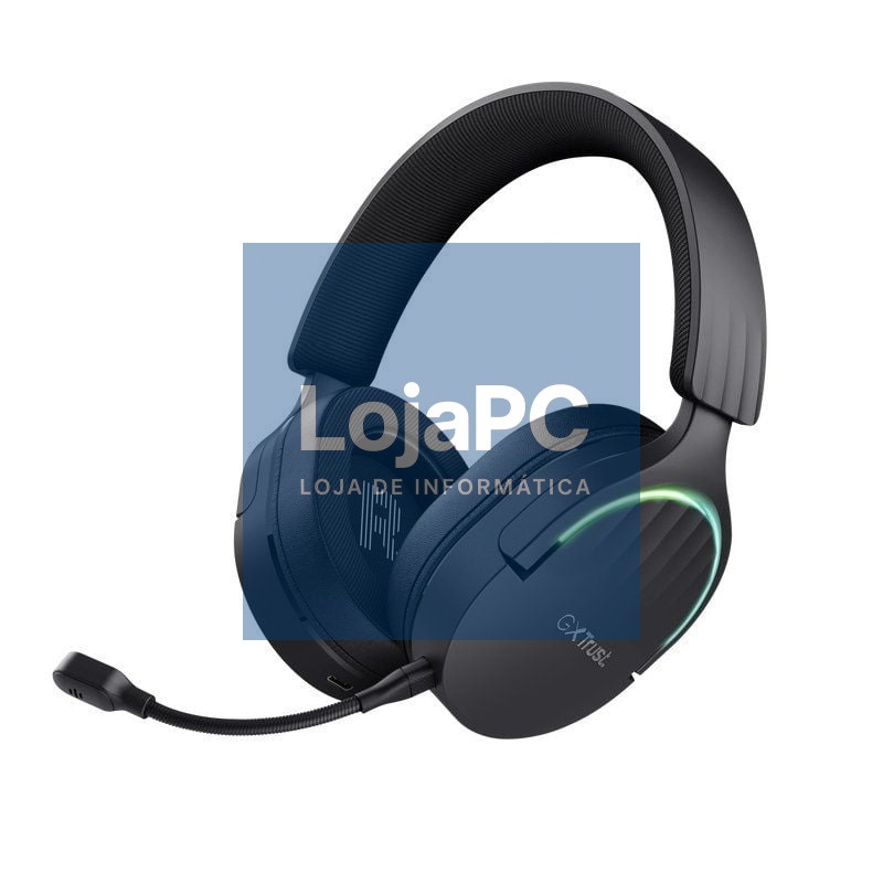 Auscultadores Gaming Sem Fios com Microfone Trust Gaming GXT 491 Fayzo/ Bluetooth/ Jack 3.5/ Pretos