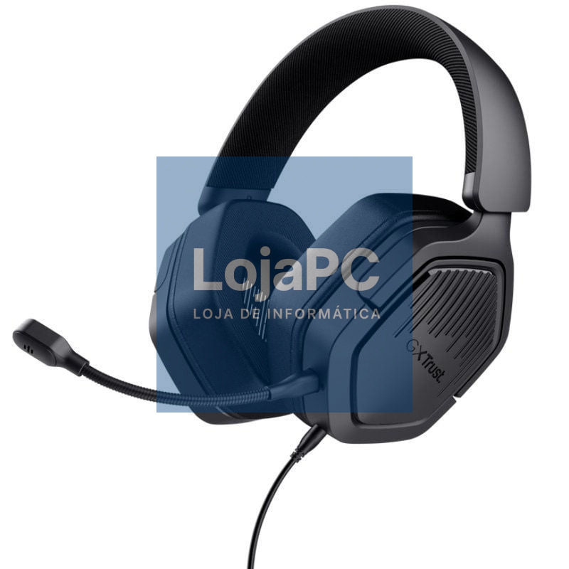 Auscultadores Gaming com Microfone Trust Gaming GXT 492 Carus/ Jack 3.5/ Pretos