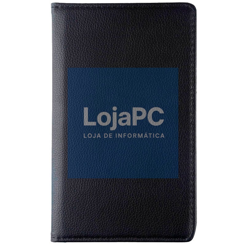 COOL Case for Samsung Galaxy Tab S7 Plus / Tab S8 Plus Smooth Leatherette Black 12.4 in. — imagem 4