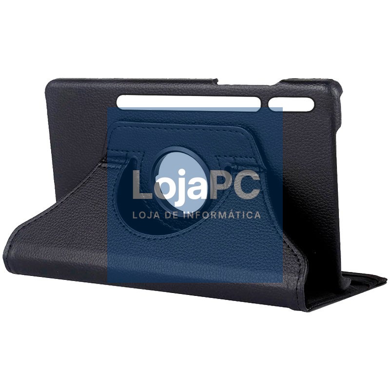 COOL Case for Samsung Galaxy Tab S7 Plus / Tab S8 Plus Smooth Leatherette Black 12.4 in. — imagem 3