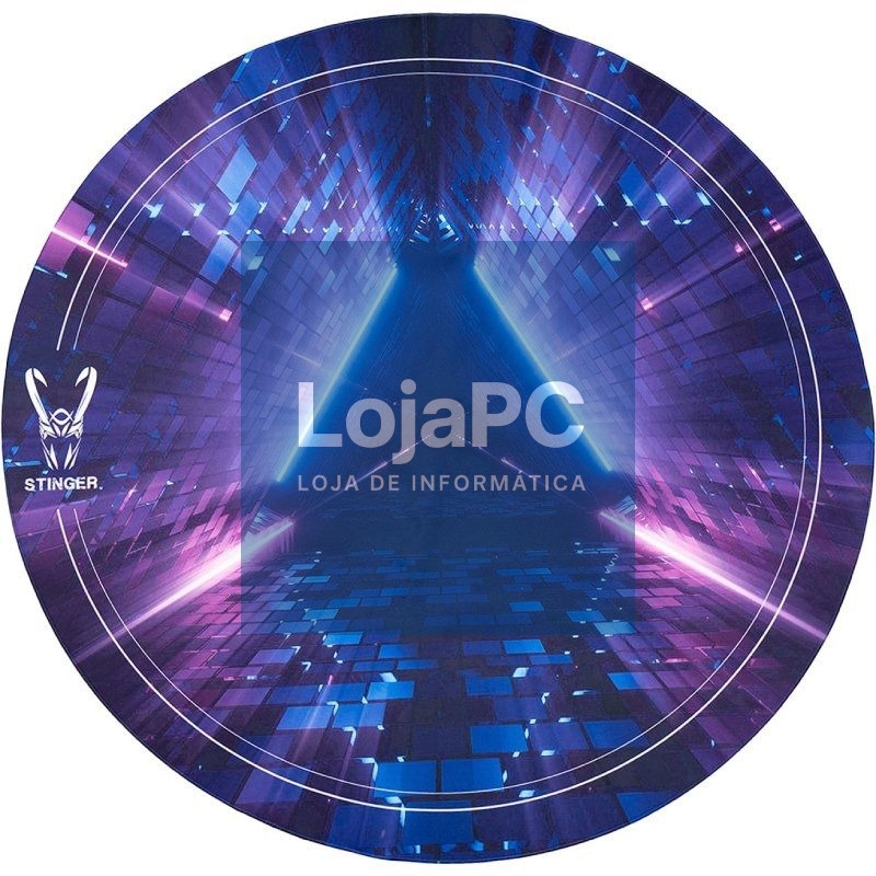 Alfombra Gaming Woxter Stinger Floorpad FUTURE/ Púrpura
