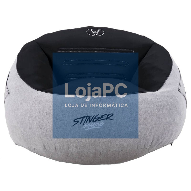 Puff Woxter Stinger Gaming/ com relleno/ Cinzento y Preto