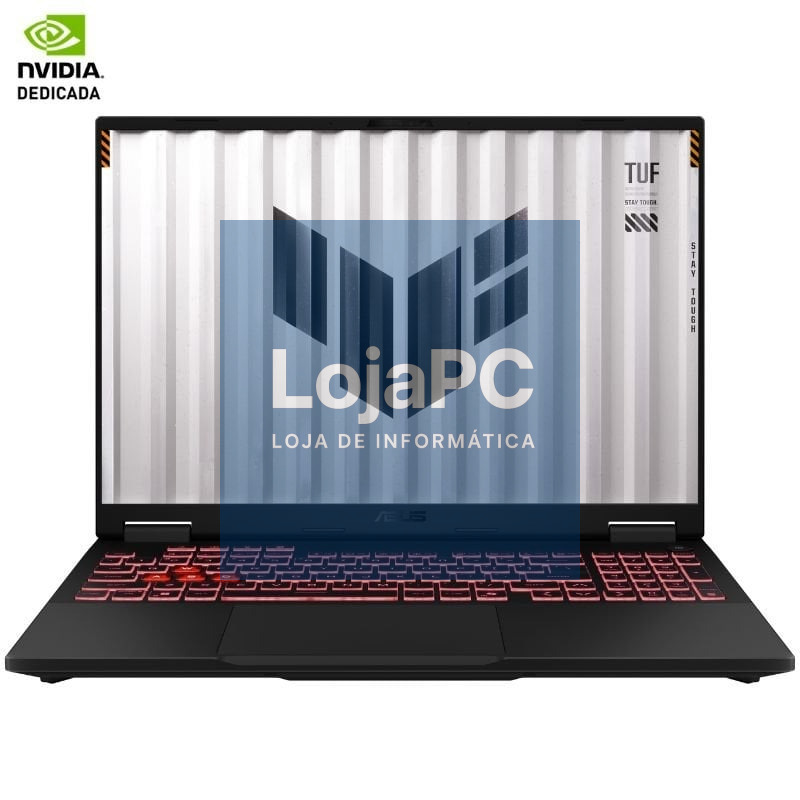 Portátil Gaming Asus TUF Gaming A16 TUF608UHI-TU239 Ryzen 7 260/ 16GB/ 512 SSD/ GeForce RTX 5050/ 16'/ sem Sistema Operativo