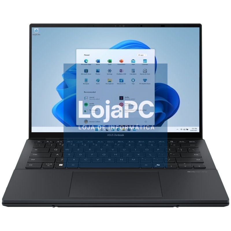Portátil Convertible Asus ZenBook Duo OLED UX8406CA-QL336W Intel Core Ultra 7-255H/ 32GB/ 1TB SSD/ 14' Táctil/ Win11
