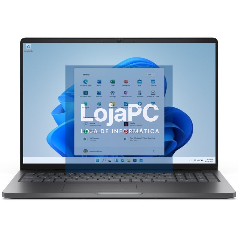 Portátil Dell Pro 16 PC16255 Ryzen 5 220/ 16GB/ 512GB SSD/ 16'/ Win11 Pro