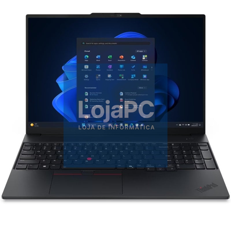 Portátil Lenovo ThinkPad E16 Gen 3 21ST0034SP Ryzen 5 230/ 16GB/ 512GB SSD/ 16'/ Win11 Pro