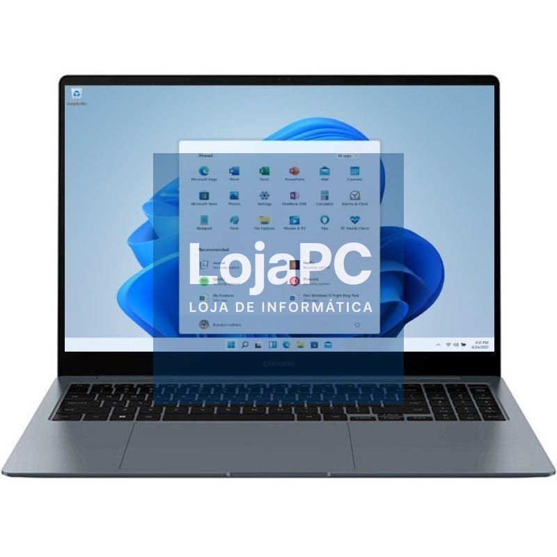 Portátil Samsung Galaxy Book4 Intel Core i5-1335U/ 16GB/ 512GB SSD/ 15.6'/ Win11 Pro