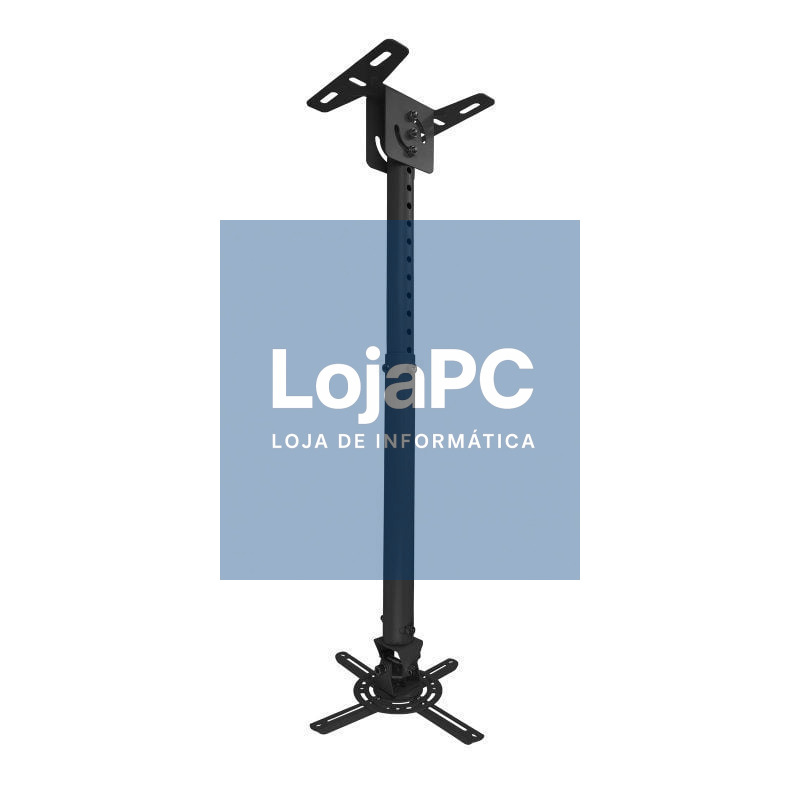 Suporte de tecto para Projector TooQ PJ3030TN-B/ Inclinável/ Rotativo/ Nivelável/ até 20kg