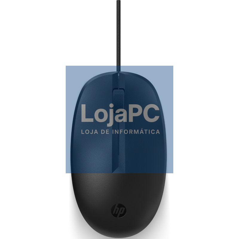 Rato HP 125/ até 1200 DPI/ Preto/ Formato Bulk