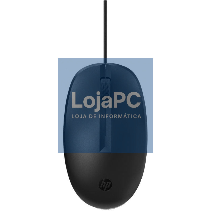Rato HP 125/ até 1200 DPI/ Preto