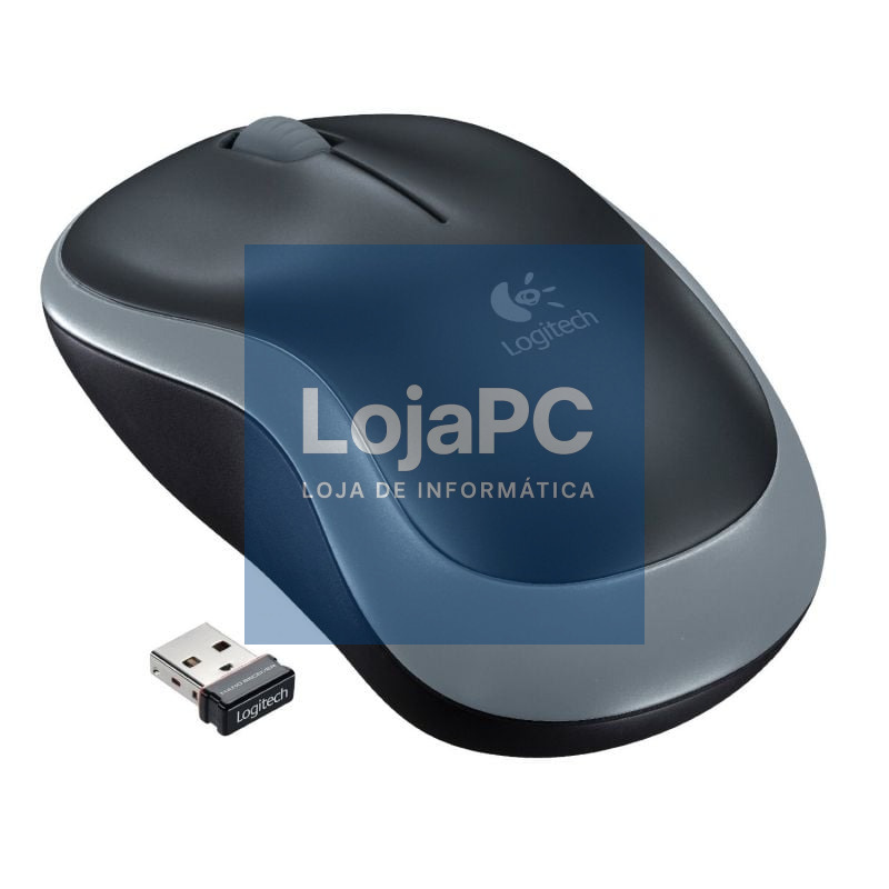 Rato sem fios Logitech M185/ até 1000 DPI/ Cinzento