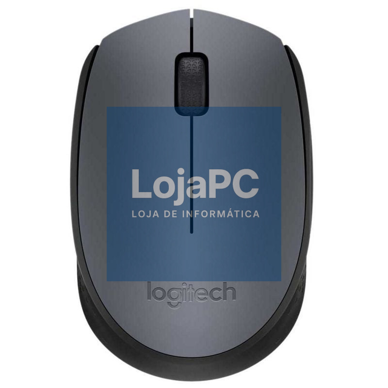 Rato sem fios Logitech M170/ até 1000 DPI/ Cinzento