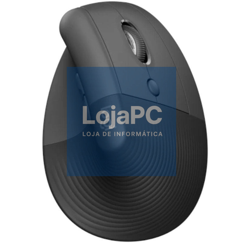 Rato Vertical sem fios Logitech Lift Vertical Ergonomic Mouse Business/ até 4000 DPI/ Grafito