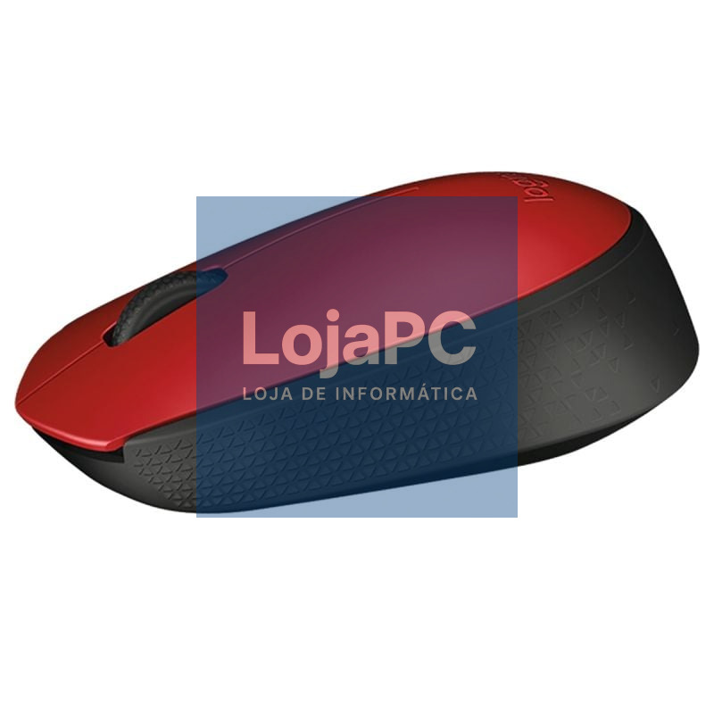 Rato sem fios Logitech M171/ até 1000 DPI/ Vermelho