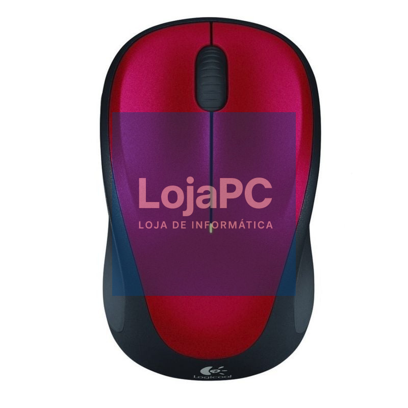 Rato sem fios Logitech M235/ até 1000 DPI/ Vermelho