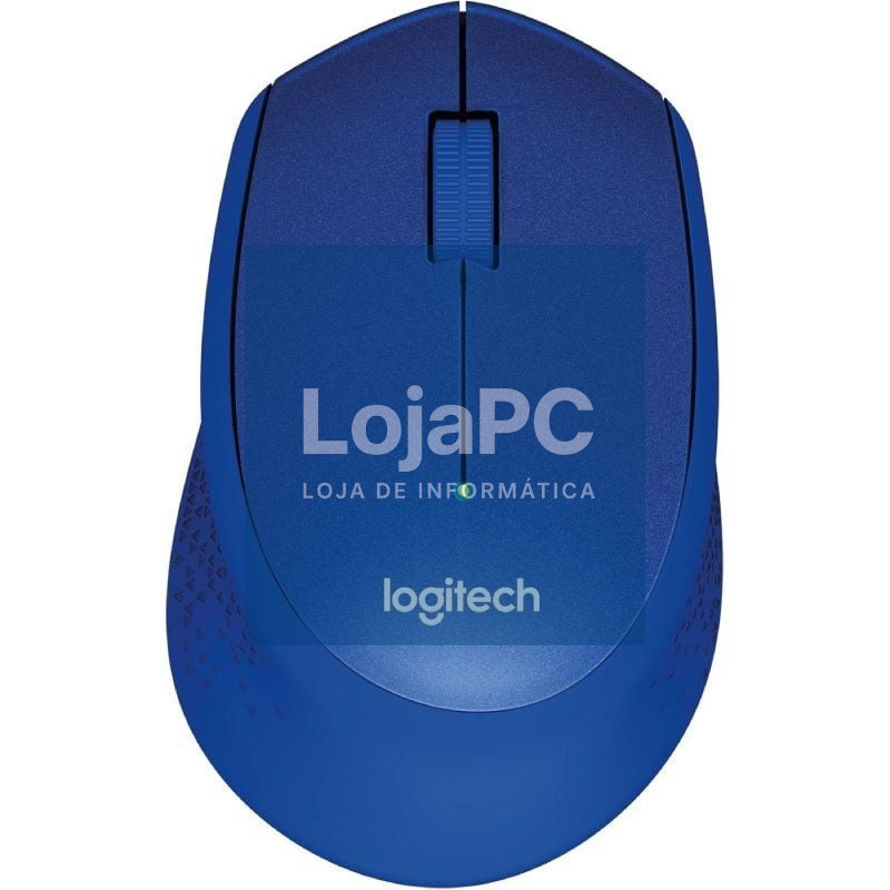 Rato sem fios Logitech M330 Silent Plus/ até 1000 DPI/ Azul