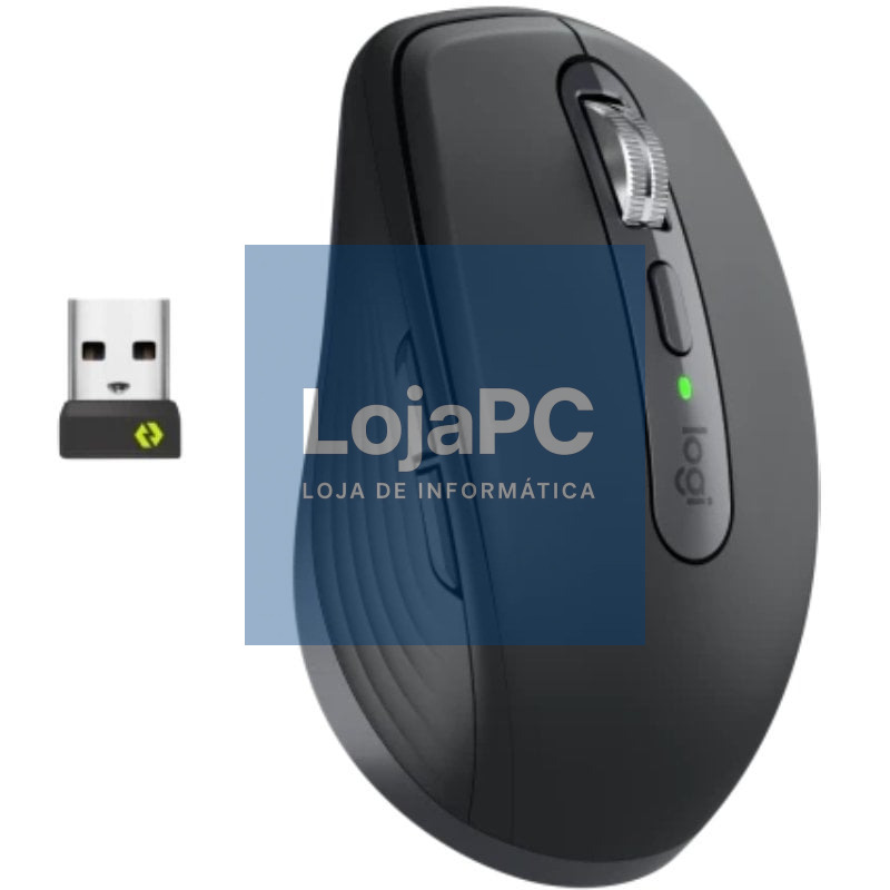 Rato sem fios Logitech MX Anywhere 3S For Business/ Bateria recarregável/ até 8000 DPI/ Grafito