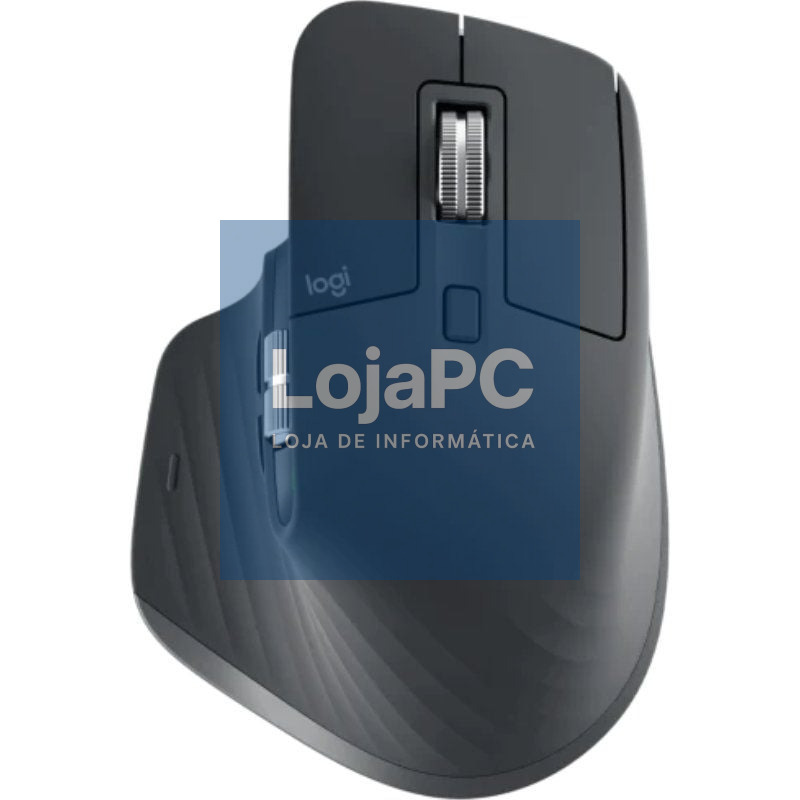 Rato Ergonómico sem fios Logitech MX Master 3S For Business/ Bateria recarregável/ até 8000 DPI/ Grafito
