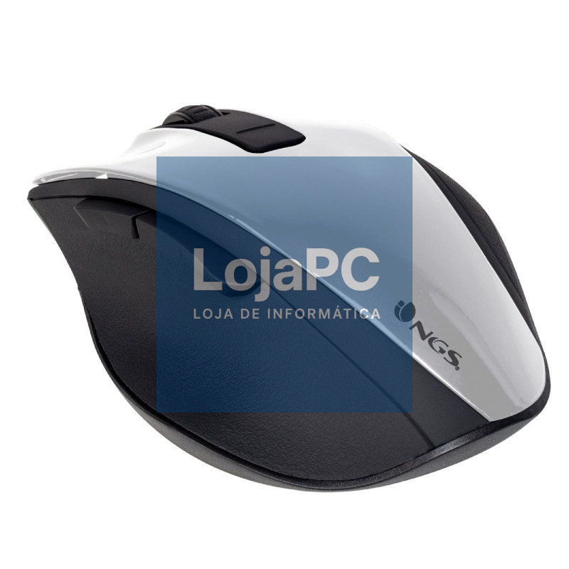 Rato sem fios NGS Bow/ até 1600 DPI/ Branco