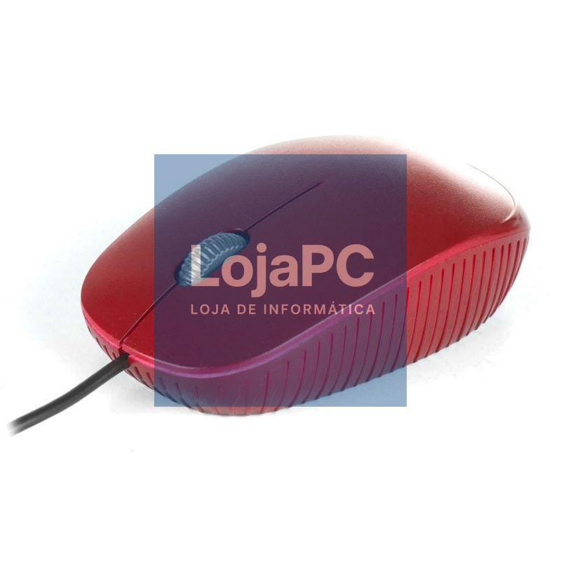 Rato NGS Flame/ até 1000 DPI/ Vermelho