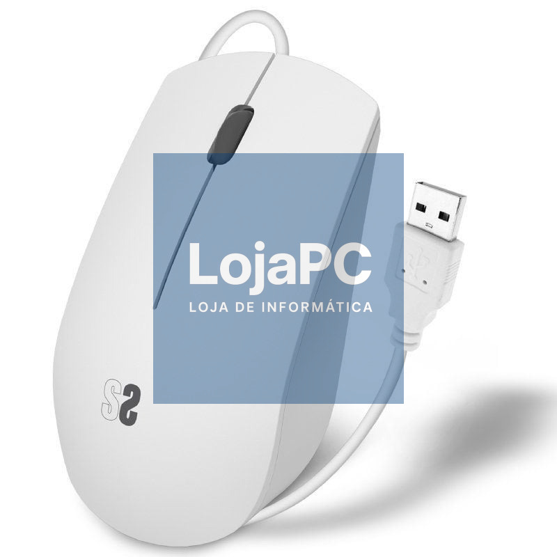 Rato Subblim Business Silencioso/ até 1200 DPI/ Branco